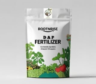 RootNrise DAP Fertiliser, 2 Kg, Organic Plant Growth Formula with Nitrogen and Phosphorus, Slow-Release Plant Feed