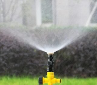 Optifit® Garden Sprinker for Garden Agriculture Watering, 360° Rotating Irrigation Sprinkler Adjustable Irrigation Angle Sprinkler, Gardening Watering Systems for Outdoor Garden Yard Lawns