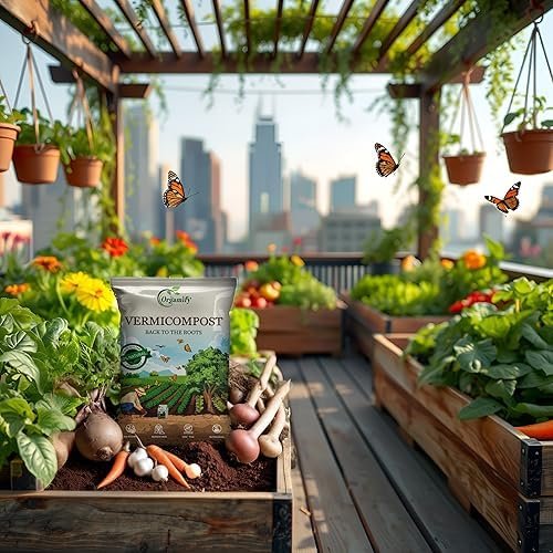 Orgamify Organic Vermicompost Fertilizer Manure for Plants - 10Kg - Image 3