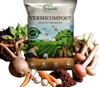 Orgamify Organic Vermicompost Fertilizer Manure for Plants - 10Kg