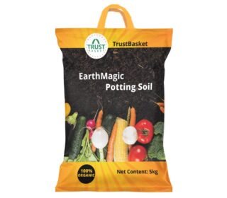 TrustBasket Enriched organic Earth Magic Potting Soil Fertilizer for Plants, 5 Kg