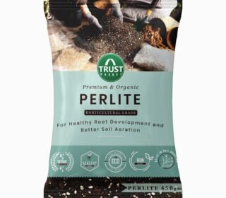 TrustBasket Perlite for Plants Soil Additive Horticultural Grade - for Indoor, Outdoor Plants and Hydroponics 450 gm
