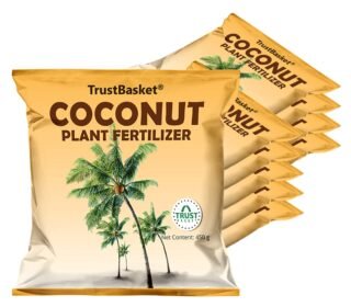TrustBasket Coconut Plant Fertilizer (450 gm) - Set of 10