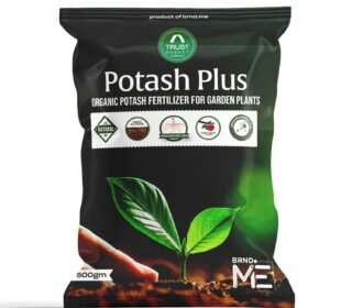 TrustBasket Potash Plus Organic Fertilizer 1 kg Bio Potash for Strong Roots, Flowering & Fruiting | Potassium Fertilizer for Plants for Home Garden