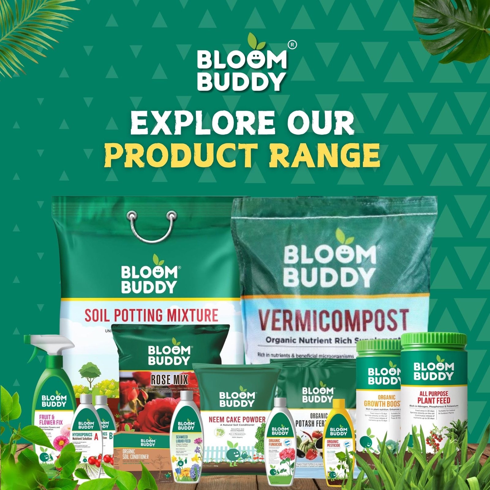 BloomBuddy Plant Fertilizer 1kg Granules – 100% Organic NPK Rich Growth,Flower & Fruit Booster | Fertilizer for Plants Home Garden, Pot Plants,Indoor Plant Fertilizer,Plant Food,Potted Plant Nutrients - Image 2