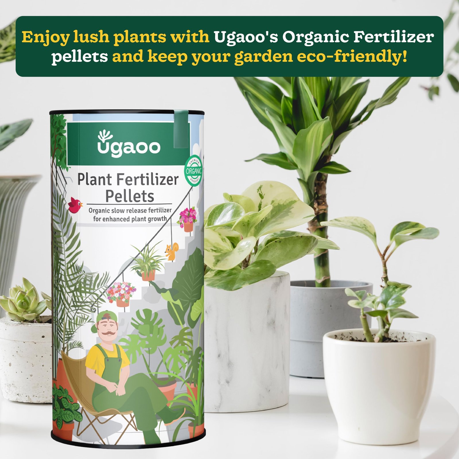 Ugaoo Plant Fertilizer Pellets - Organic Growth Booster for Plants 1 kg - Image 7