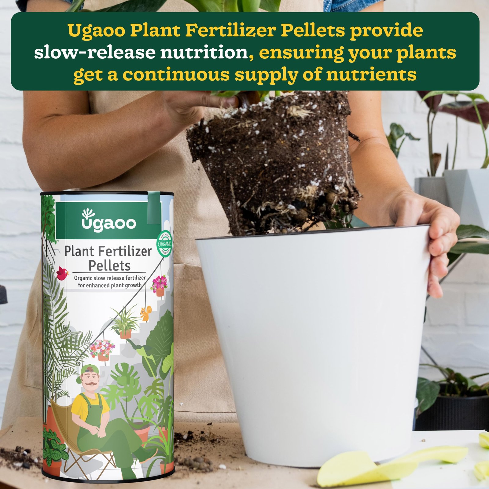 Ugaoo Plant Fertilizer Pellets - Organic Growth Booster for Plants 1 kg - Image 4