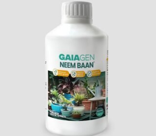 Gaiagen Neem Baan® 1500 PPM | 100% Natural Shield For Crops & Gardens | Dual Protection Against Pests & Diseases – 250ml Neem Oil with Free Sprayer