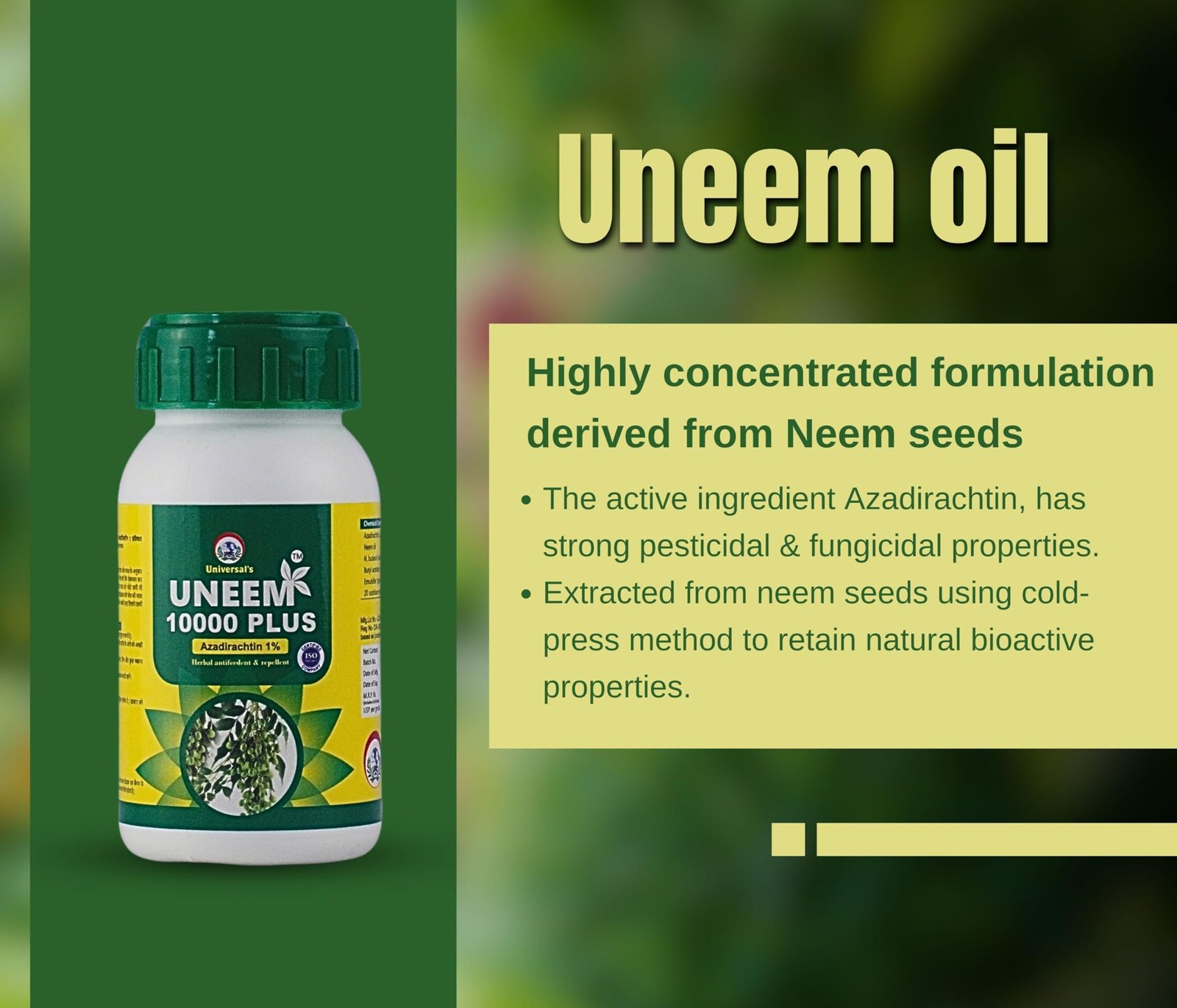 PLANTS & ROOTS Organic Pure Neem Oil For Plants Insects Spray 10000ppm 250ml Water Soluble Cold Pressed Neem Oil For Agriculture Farming & Gardening Active Azadirachtin For Fungus, Thrips - Image 6