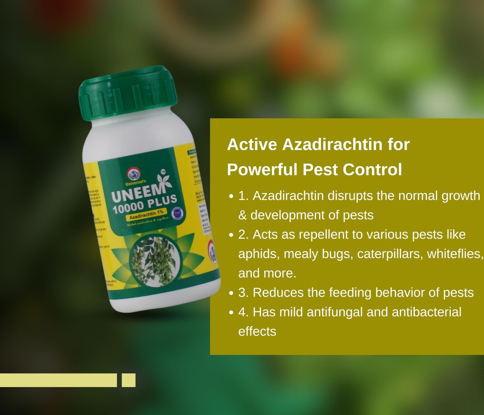 PLANTS & ROOTS Organic Pure Neem Oil For Plants Insects Spray 10000ppm 250ml Water Soluble Cold Pressed Neem Oil For Agriculture Farming & Gardening Active Azadirachtin For Fungus, Thrips - Image 5